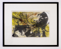 Goya serie n16 - 1983, china, matita, pastelli  e penna  su fotografia, 24 x 34 cm