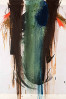 Cannibalia VI - 1986, matita e pastelli a olio su riproduzione applicata su legno, 120 x 80 cm