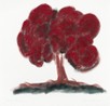 Red Tree, 2012 - Pastello e carbone su carta 122 x 158 cm