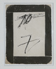 Dessin pour le catalogue de lexposition Tpies, Galerie Stadler 1966 Inchiostro su carta 36,5 x 28,5 cm