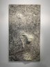 Evaporazioni notturne, 2013, 250 x 135 cm. Cartapesta, zolfo, nero fumo, bianco titanio