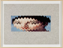 Hommage à Mlle Riviére - 1981 Collage su legno 65x90 cm