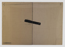 Deux volets  Projet pour la lithographie du même nom 1984 Inchiostro, matita su cartone 91,5 x 128 cm